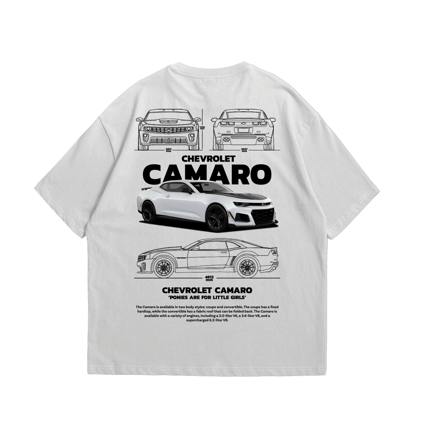 Camiseta Oversized Camaro