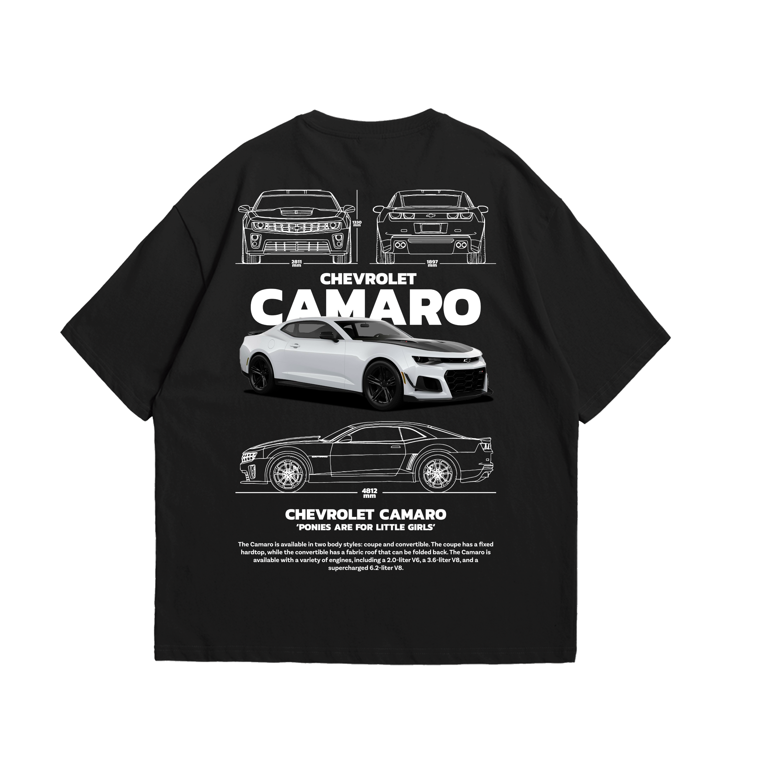 Camiseta Oversized Camaro