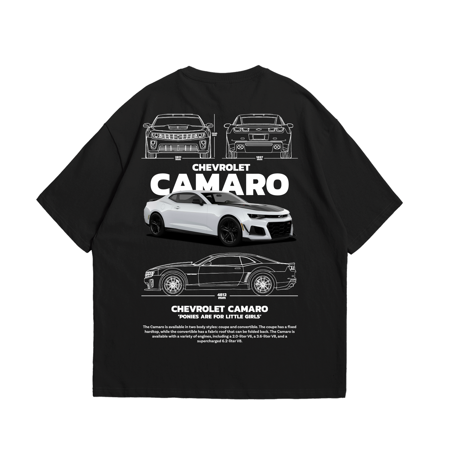 Camiseta Oversized Camaro