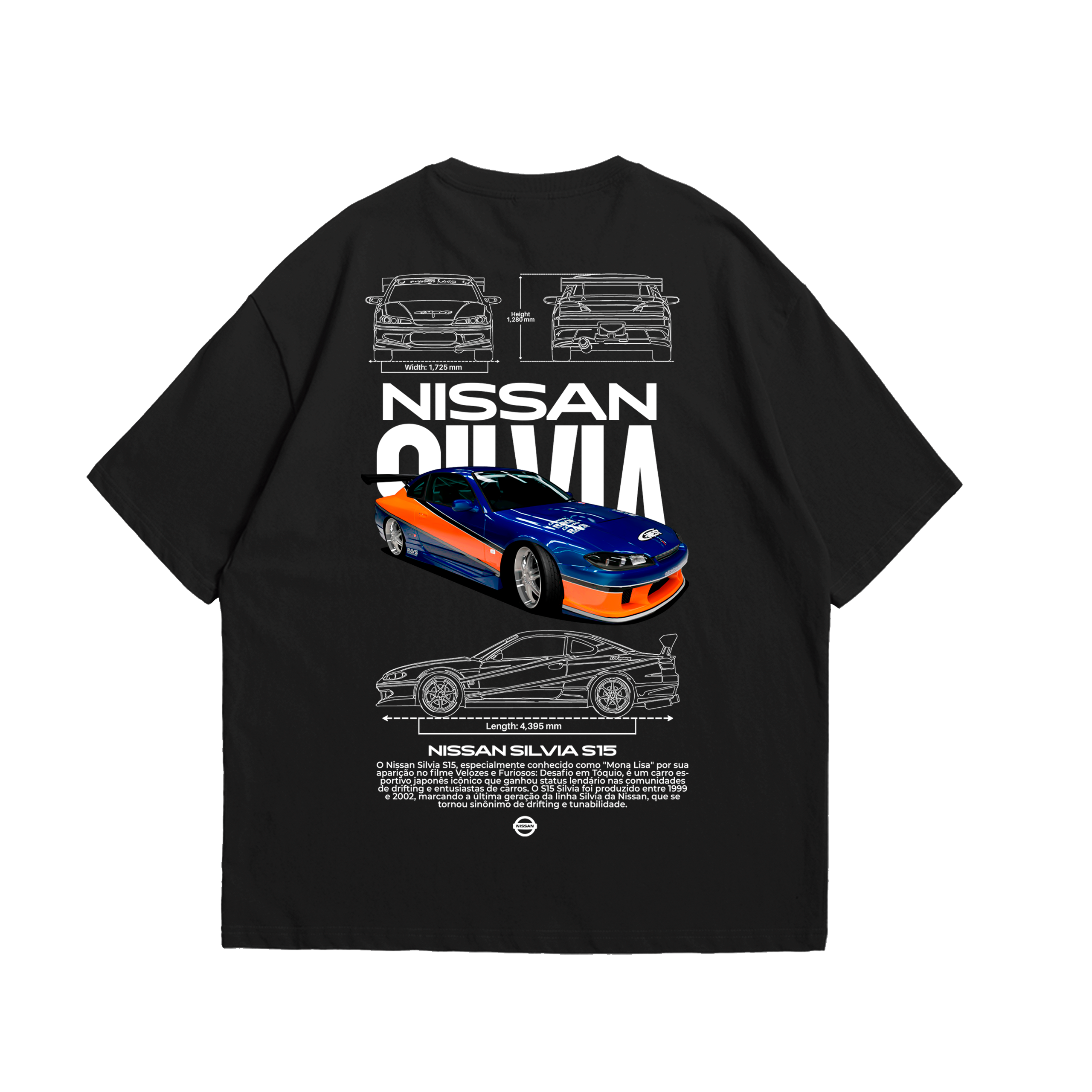 Camiseta Oversized Silvia S15