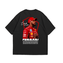 Camiseta Oversized Lewis Hamilton Ferrari