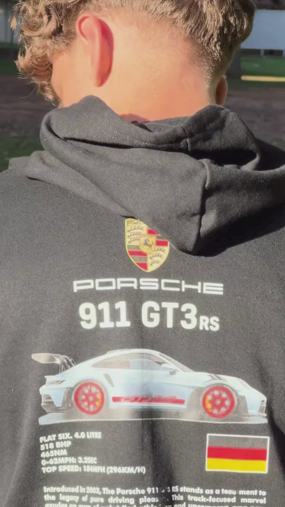 Moletom Porsche 911 GT3 RS