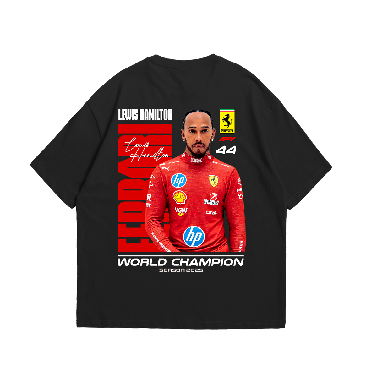 Camiseta Oversized Lewis Hamilton