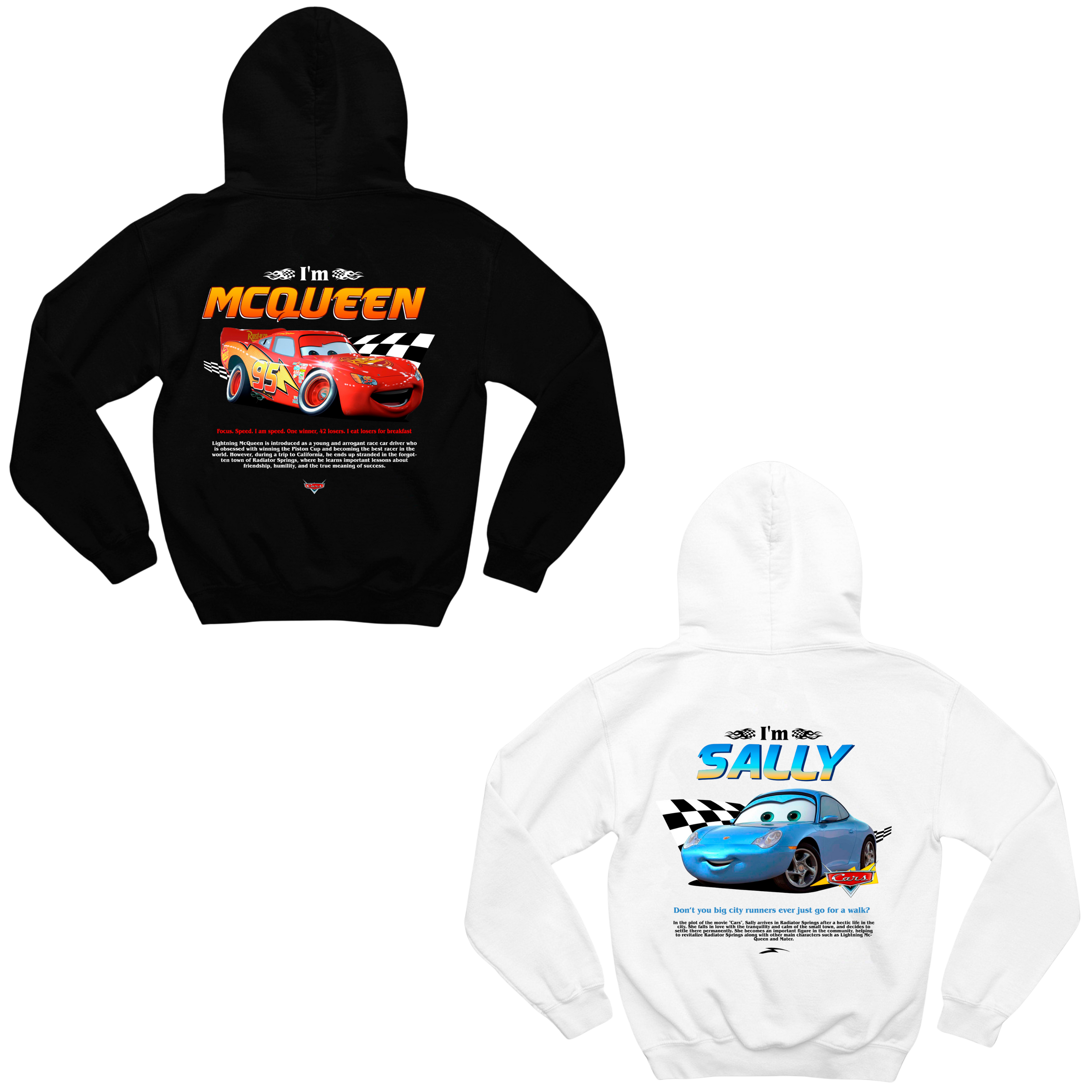 Moletom Casal I´m Mcqueen e I´m Sally
