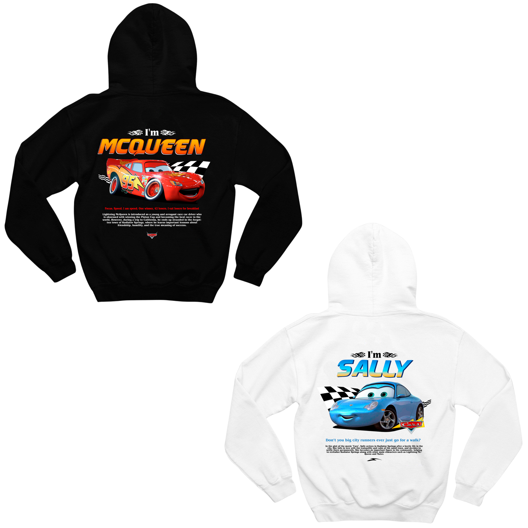 Moletom I´m Mcqueen e I´m Sally Casal