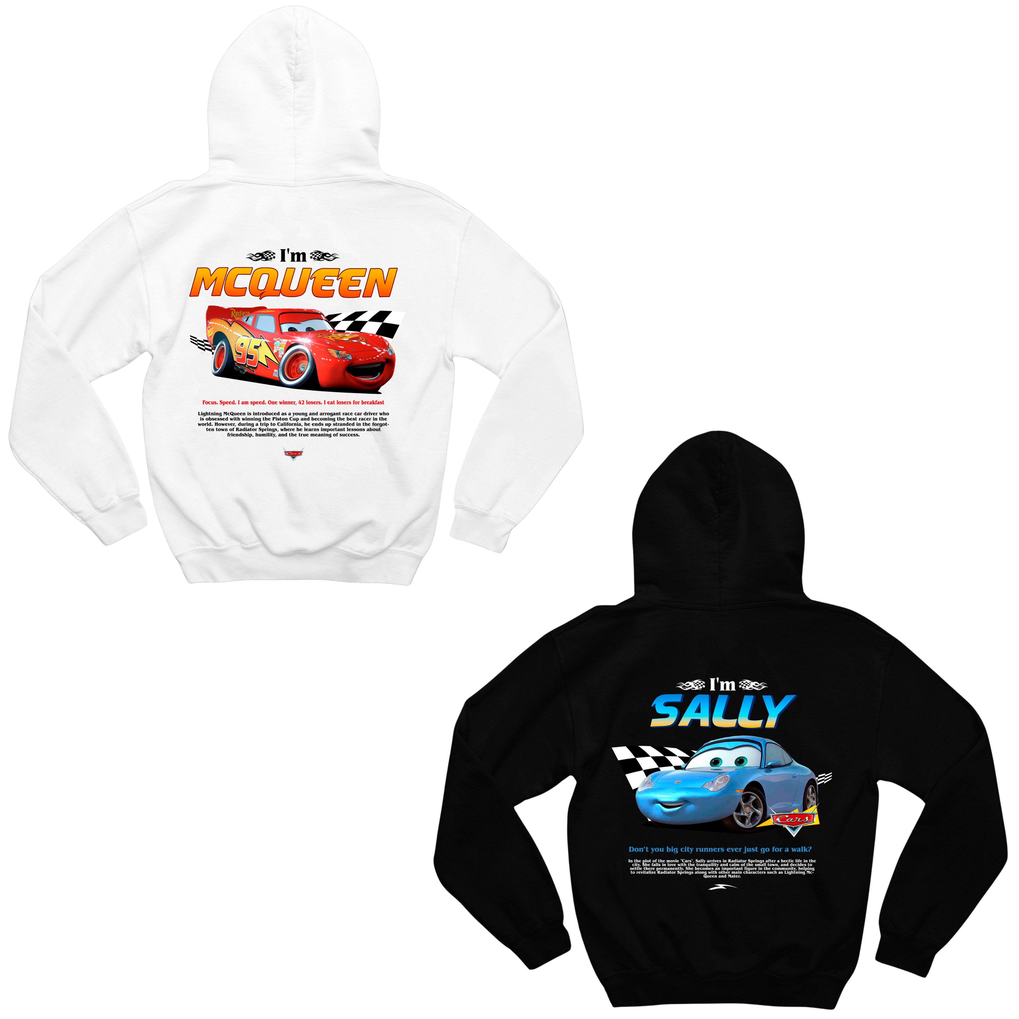 Moletom Casal I´m Mcqueen e I´m Sally