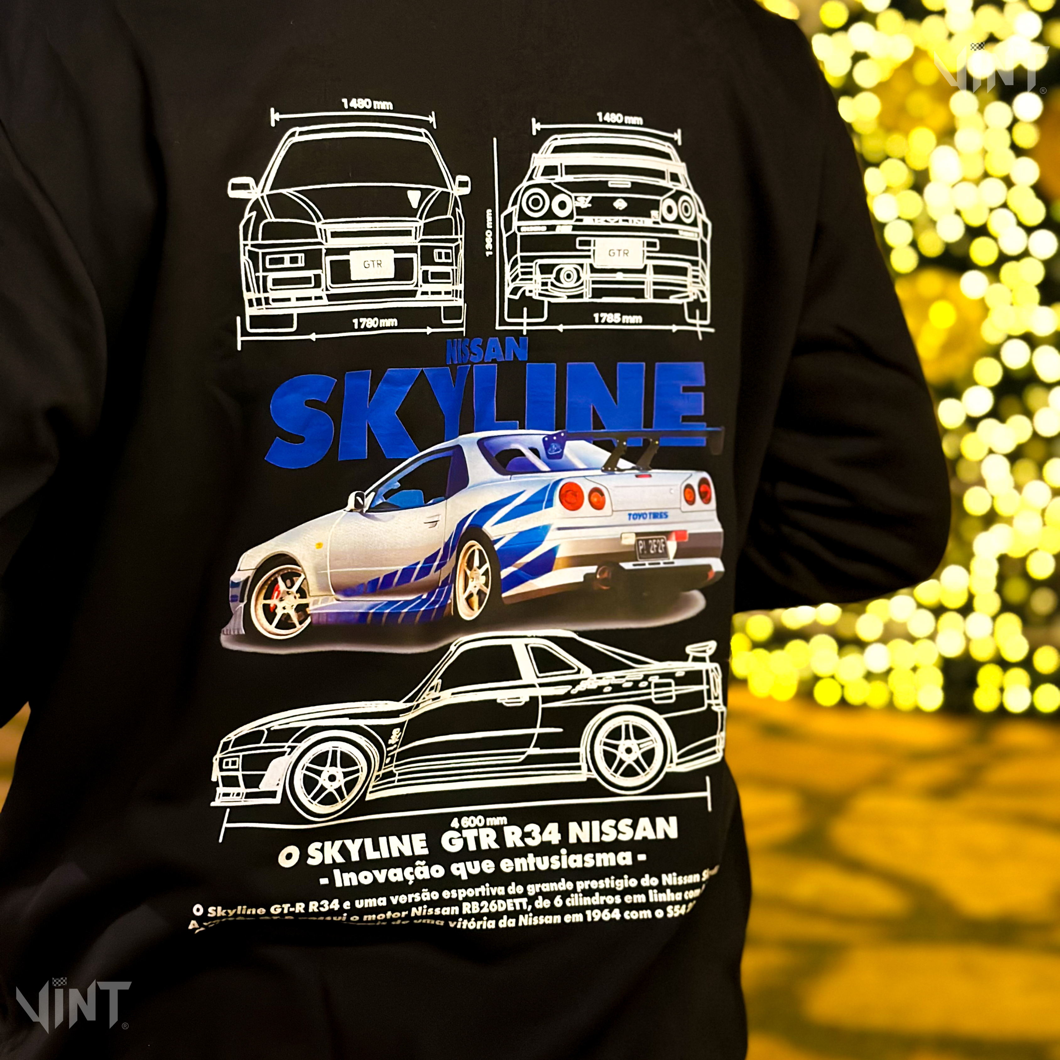 Moletom Nissan Gtr Skyline