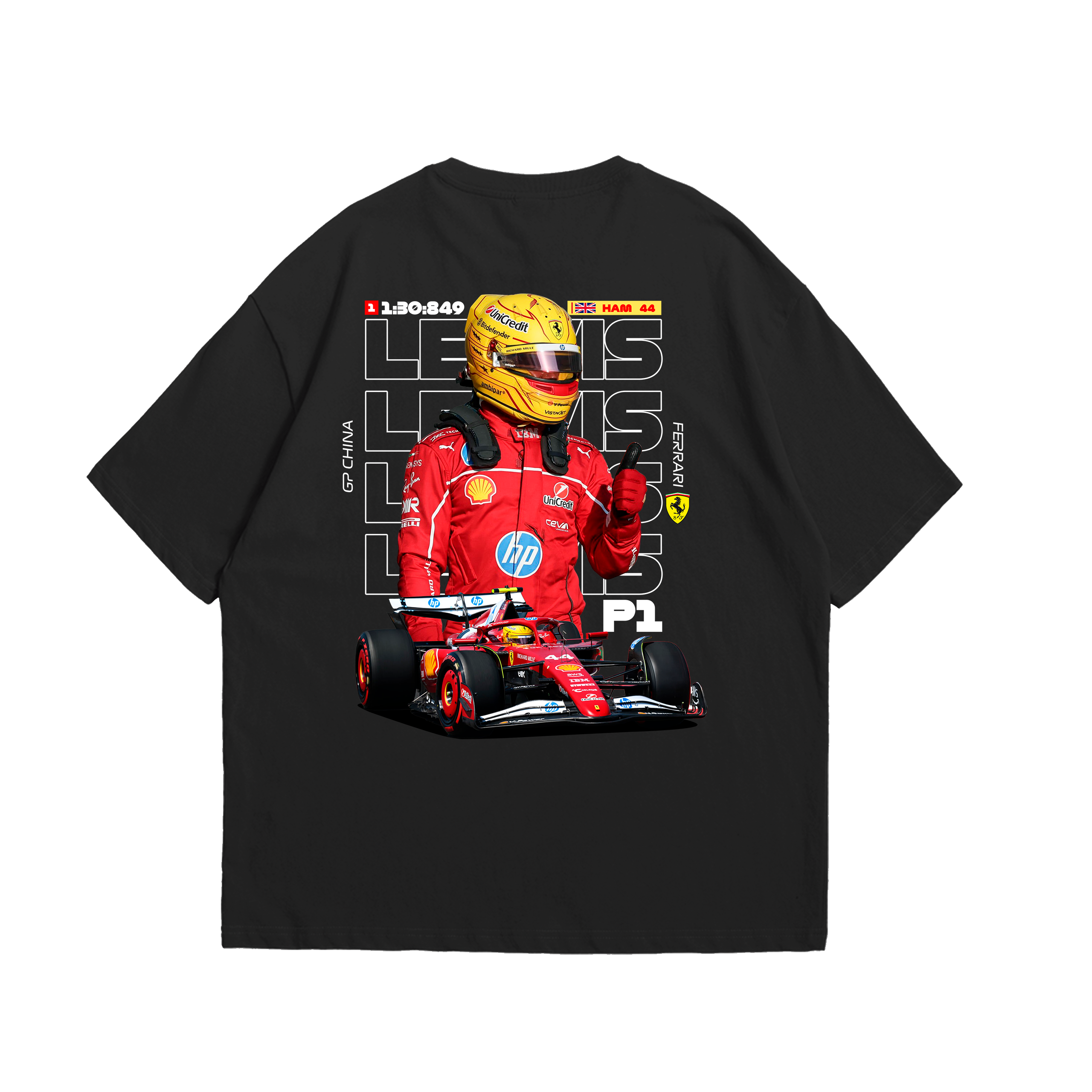 Camiseta Oversized Lewis Hamilton